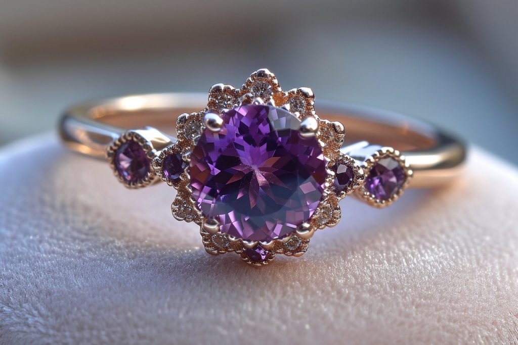 Bague améthyste : un bijou tendance et intemporel pour un style unique