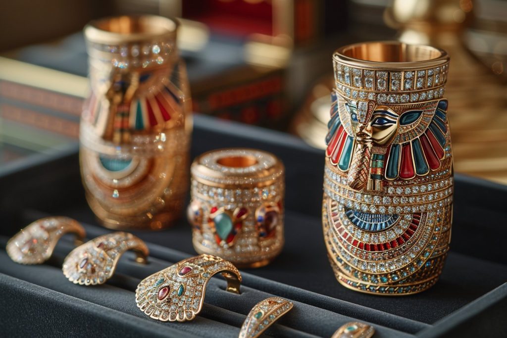 La fusion du sacré et de l’élégant dans les créations de bijoux inspirées de l’Égypte