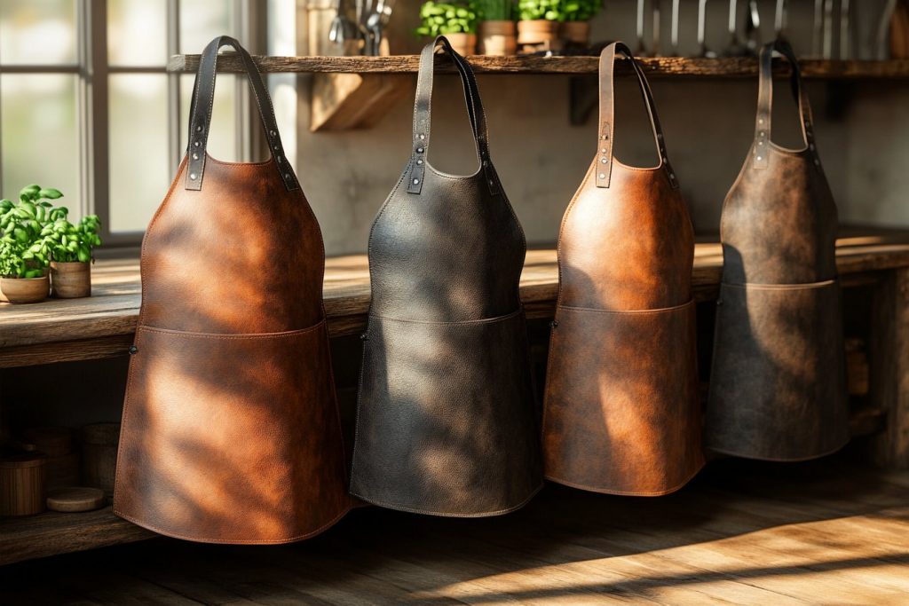 Tabliers de cuisine professionnels en cuir : le top