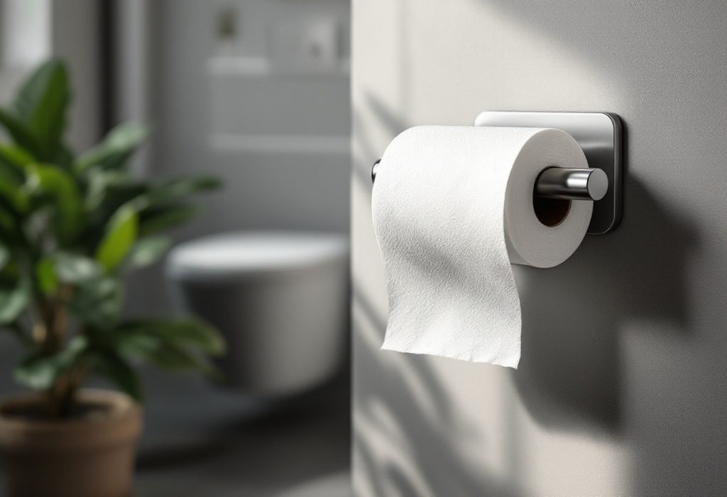 Où positionner un porte papier toilette pour optimiser l’espace et le confort ?