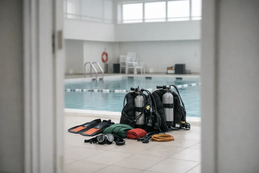 Premiers pas en plongée : piscines- baptêmes et sécurité