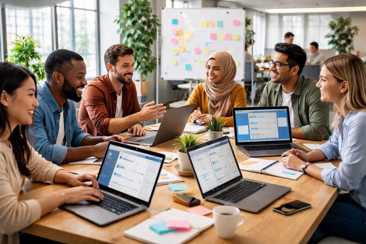 découvrez comment les outils collaboratifs slack, microsoft teams et trello facilitent la communication et la gestion de projets au sein d'équipes multiculturelles.