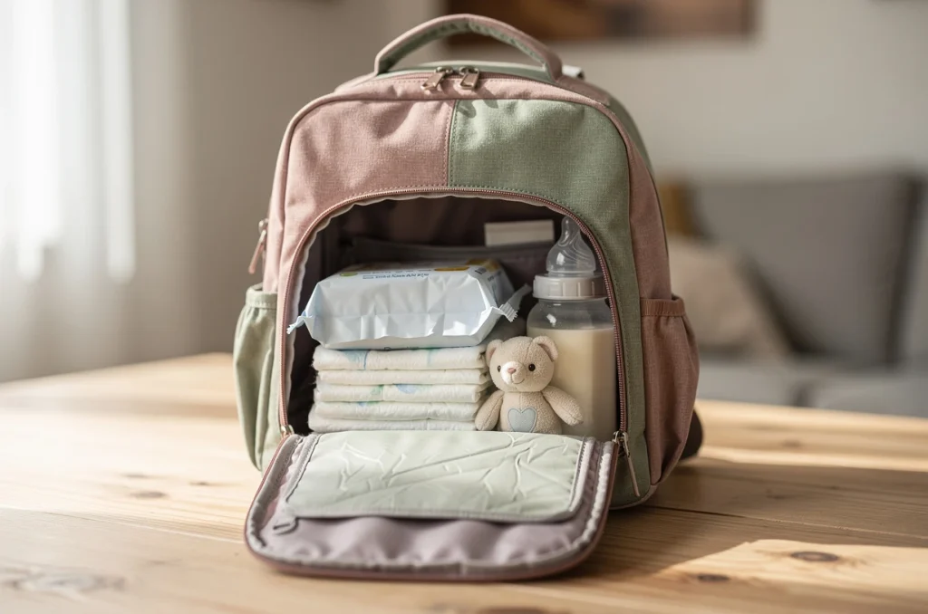 Comment organiser efficacement son sac à dos à langer pour une journée avec bébé&nbsp;?