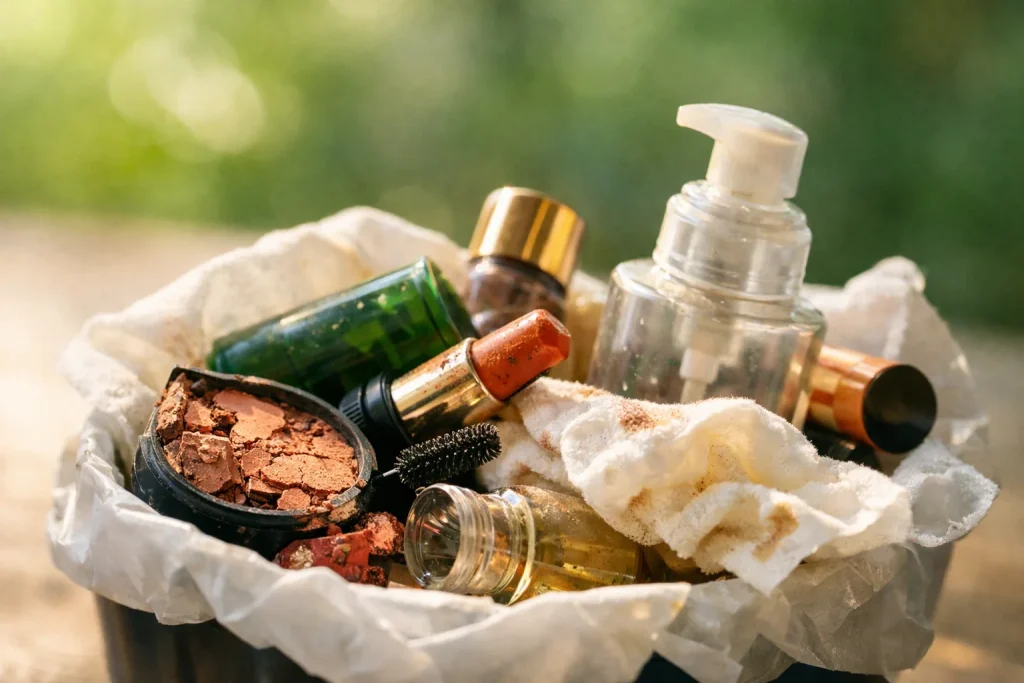 Le budget beauté se voit surtout dans ce qu&rsquo;on jette